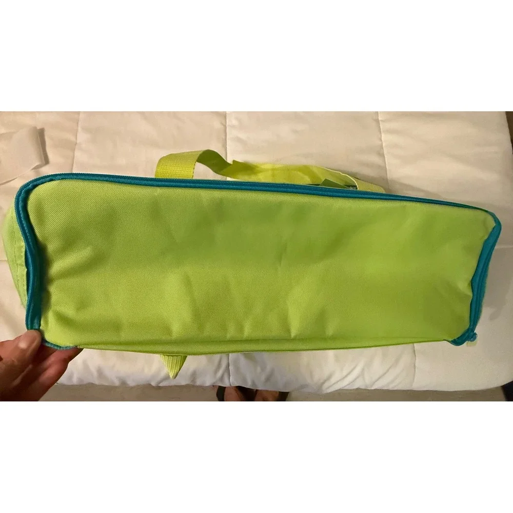 Trader Joes Large Reusable Insulated Cooler Bag Green Pasadena 1967 8 Gallon NEW